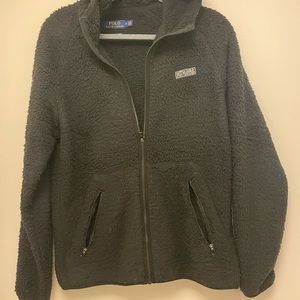 Polo Hooded Fleece Sweater